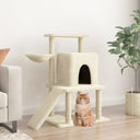 vidaXL Meuble de jardin avec palettes en sisal 96,5 cm crème jaune