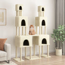 vidaXL Meuble de jardin avec palettes en sisal 199 cm crème jaune