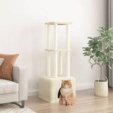 vidaXL Kattenmeubel met sisal krabpalen 133,5 cm donkergrijs
