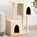 vidaXL Meuble de jardin avec palettes en sisal 86 cm crème jaune