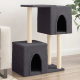 vidaXL Kattenmeubel met sisal krabpalen 86 cm crèmekleurig