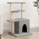 vidaXL Meuble de jardin avec palettes en sisal 83,5 cm crème jaune
