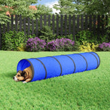 vidaXL Hondentunnel Ø 40 x 200 cm polyester blauw