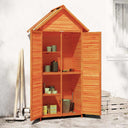 vidaXL Tuinschuur 89x52,5x175 cm massief grenenhout brun