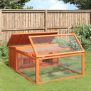 vidaXL Meuble de rangement 117,5x97x47,5 cm massif vert foncé brun
