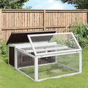 vidaXL Meuble de rangement 117,5x97x47,5 cm massif vert foncé brun
