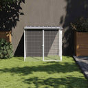 vidaXL Kippenhok avec dak 103x98x90 cm acier galvanisé antraciet