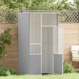 vidaXL Aviary 115x78x200 cm Galvanized Steel Anthracite