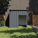 vidaXL Dog Kennel with Roof Anthracite 110x103x109 cm Galvanized Steel