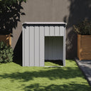 vidaXL Dog Kennel with Roof Anthracite 110x103x109 cm Galvanized Steel