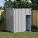 vidaXL Dog Kennel with Roof 165x153x181 cm Galvanized Steel Anthracite