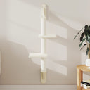 vidaXL Wall-Mounted Cat Tree with Scratching Post 108 cm Cream