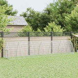 vidaXL Chicken Coop 100x105x120 cm Galvanized Steel Silver