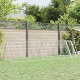 vidaXL Kippenhok 200x105x91 cm gegalvaniseerd staal zilverkleurig
