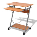 vidaXL Studenten computerbureau 60 x 40 x 74 cm (zwart)
