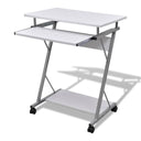 vidaXL Studenten computerbureau 60 x 40 x 74 cm (zwart)