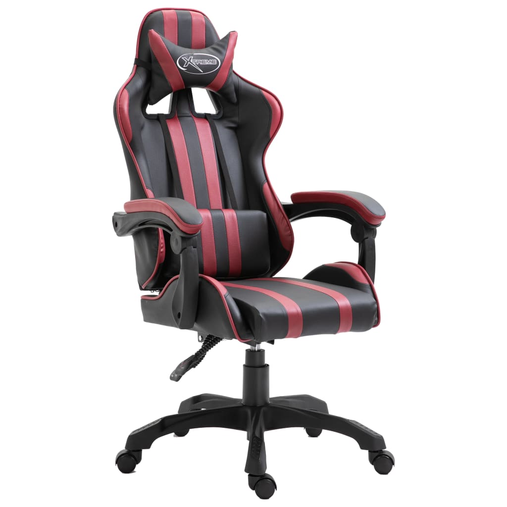 vidaXL Gamestoel kunstleer rood