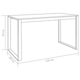 vidaXL Computer Desk 120x60x70 cm black