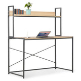 vidaXL Computerbureau 120x60x138 cm wit