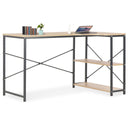 vidaXL Computerbureau 120x60x138 cm wit