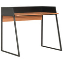 vidaXL Bureau 90x60x88 cm wit en eikenkleurig