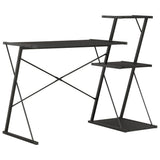 vidaXL Bureau met schap 116x50x93 cm wit