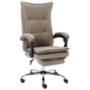 vidaXL Office Chair fabric brown