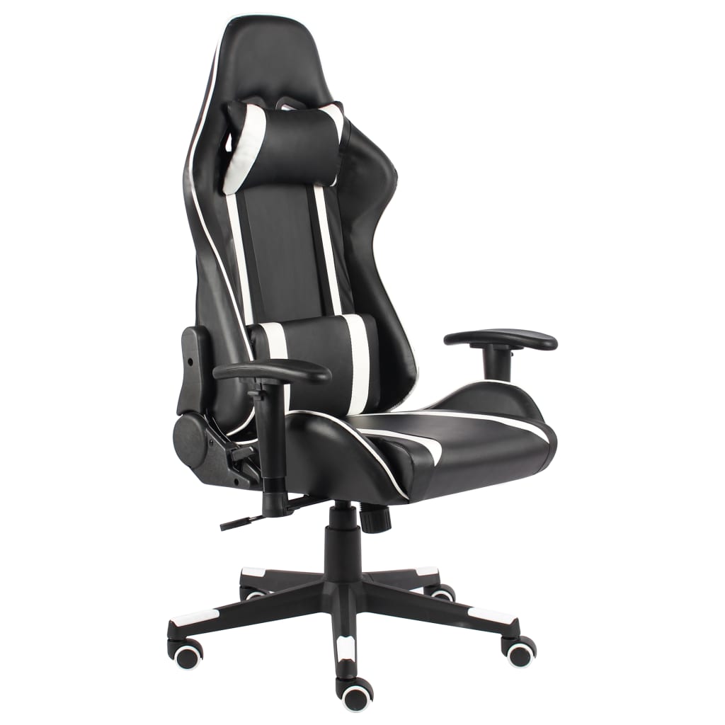 vidaXL Gamestoel draaibaar PVC groen