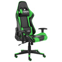 vidaXL Swivel Gaming Chair PVC Blue