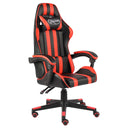 vidaXL Racestoel kunstleer zwart en blauw