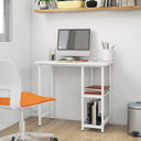 vidaXL Computer Desk 80x40x72 cm MDF and Metal Black