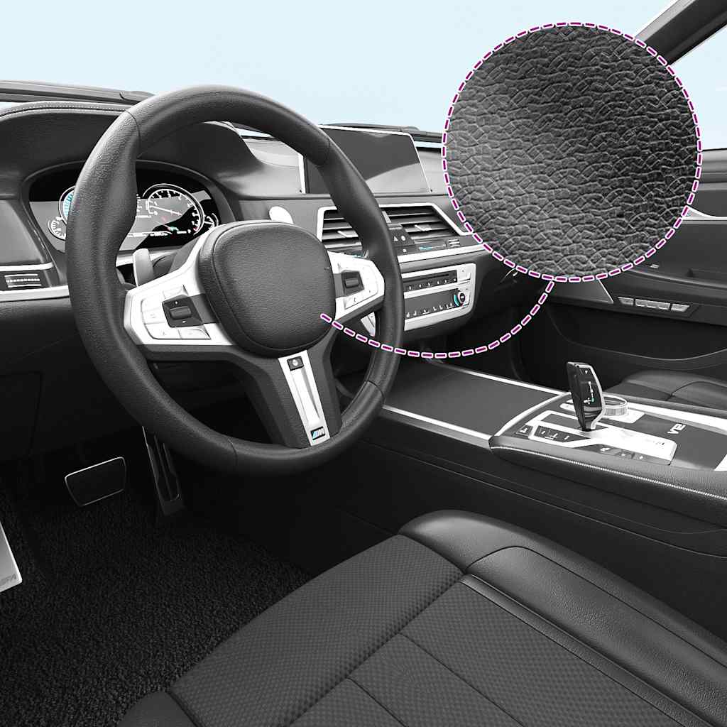 vidaXL Car Wrap Waterproof Bubble-Free 500x152 cm Matte Black