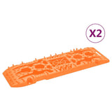 vidaXL Grip Plates 2 pcs 107x31x7 cm nylon black