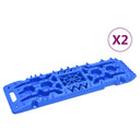 vidaXL Gripplaten 2 st 107x31x7 cm nylon zwart