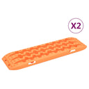 vidaXL Gripplaten 2 st 106x30,5x7 cm nylon zwart