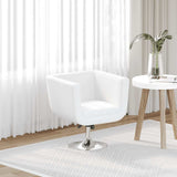 vidaXL Bar Stools 2 pcs artificial leather white
