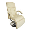 vidaXL Massage Chair Artificial Leather Black