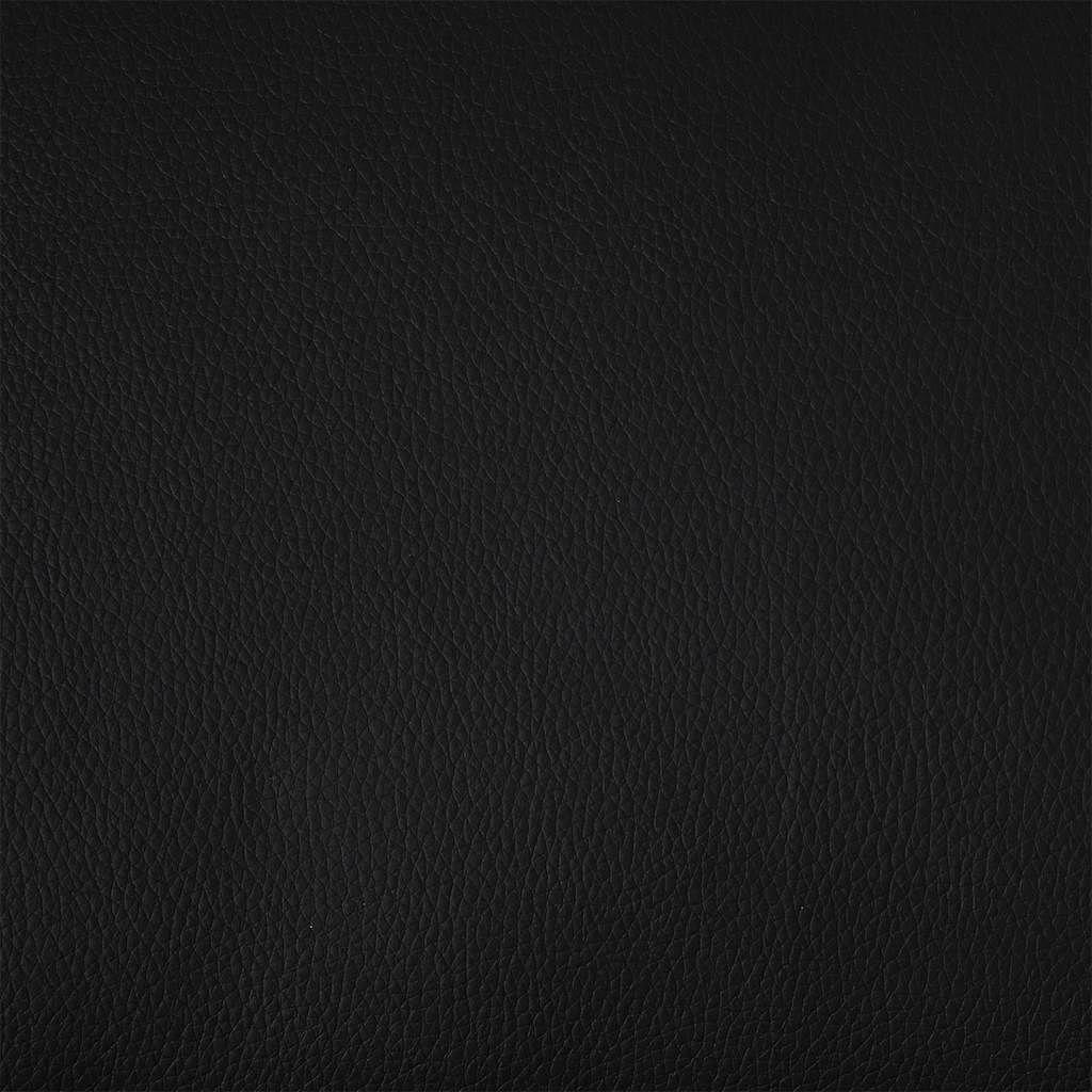 vidaXL Cube Armchair Artificial Leather Black