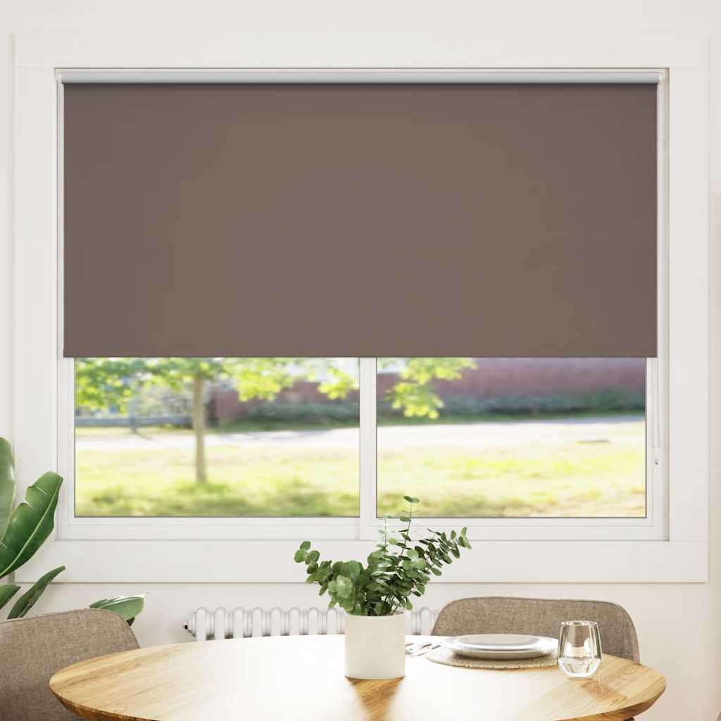 vidaXL Blackout Roller Blind 84.4 x 175 cm fabric width 80 cm white