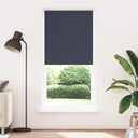 vidaXL Rolgordijn verduisterend 84,4 x 175 cm tissu 80 cm blanc