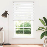 vidaXL Zebra rolgordijn 40,9 x 100 cm stofbreedte 36,7 cm grijs
