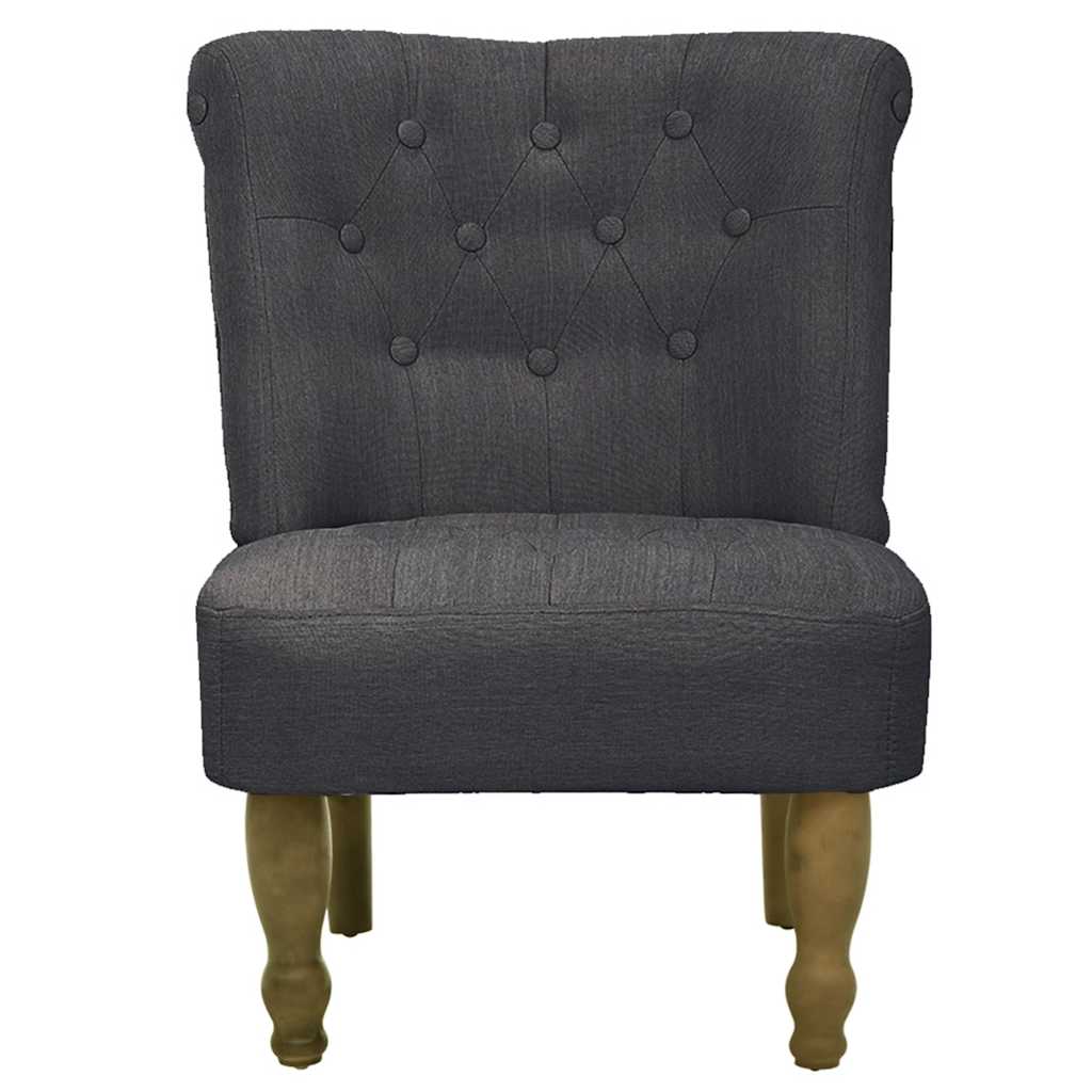 vidaXL French Armchair Cream Fabric