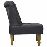vidaXL French Armchair Cream Fabric