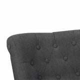vidaXL French Armchair Cream Fabric