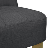 vidaXL French Armchair Cream Fabric