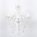 vidaXL Chandelier Crystal Black