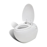 Nieuw Wandtoilet Ei-design hangend wit