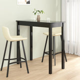 vidaXL Bar Table 115x55x107 cm MDF Black