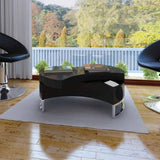 vidaXL Salontafel met aanpasbare vorm hoogglans wit