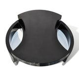 vidaXL Salontafel met aanpasbare vorm hoogglans wit
